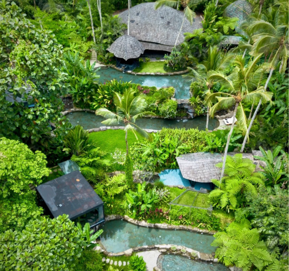 Lush tropical retreat in Bali